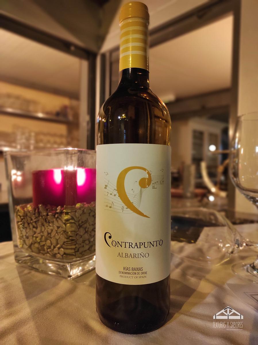 maridaje botella contrapunto albariño