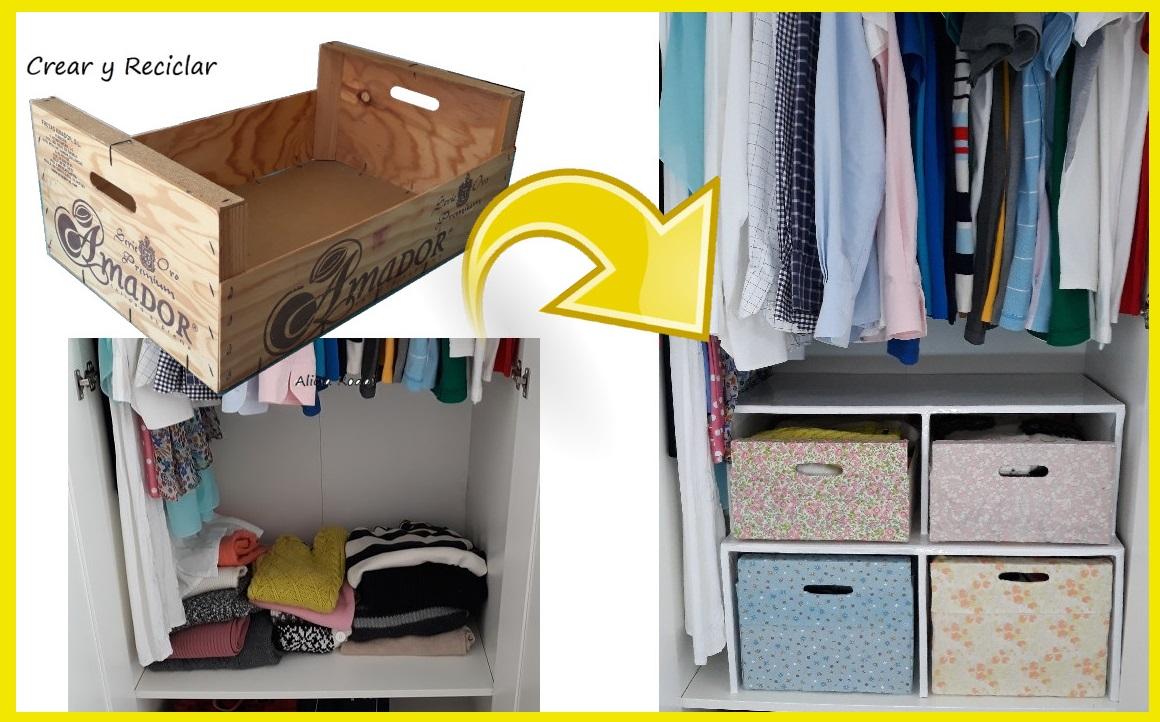 Las cajas de madera donde vienen las frutas y verduras, son tan versátiles que podemos hacer muchas cosas con ellas, algunas tan prácticas y funcionales como muebles, armarios, mesas, organizadores, etc. En este post te quiero mostrar más de 8 ideas hechas a partir de una simple caja de madera.