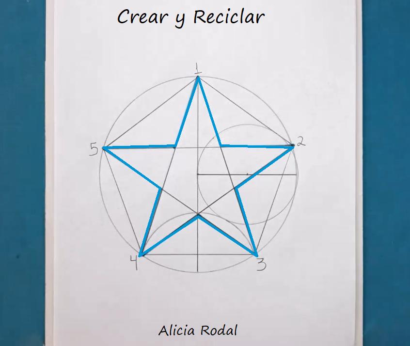 Cómo dibujar un pentágono y una estrella de 5 puntas Manualidades Cómo dibujar un pentágono y una estrella de 5 puntas Manualidades