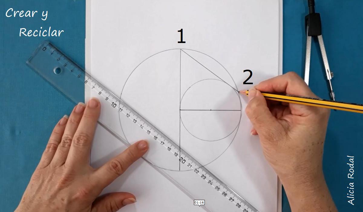 Como DIBUJAR un pentágono y estrella de 5 puntas PERFECTO. Pentágono inscrito en una circunferencia. Pentágono con compás. Estrella de 5 picos dentro de pentágono