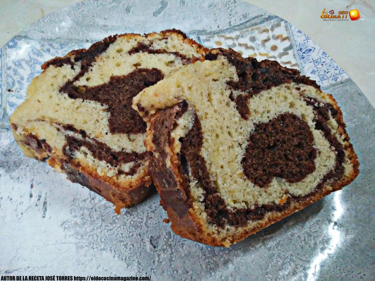Bizcocho marmolado