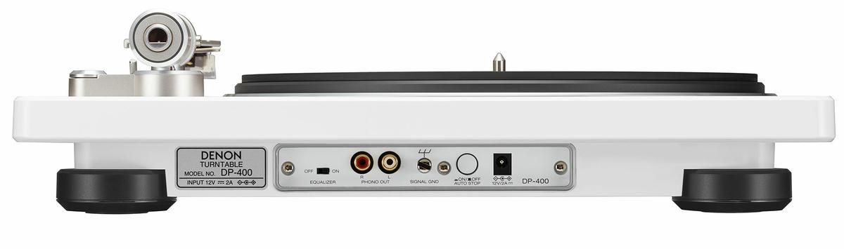Denon DP-400 - Interfaces posteriores