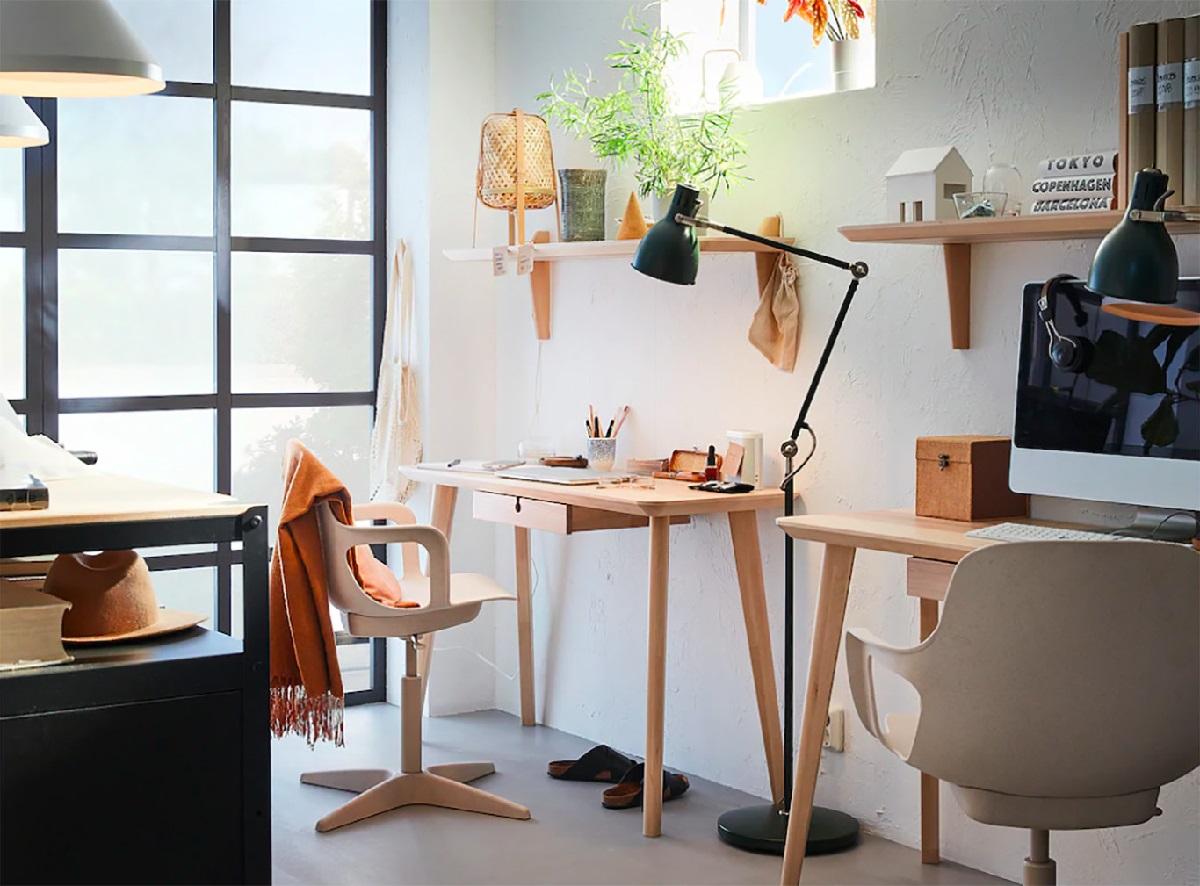 Escritorio de madera