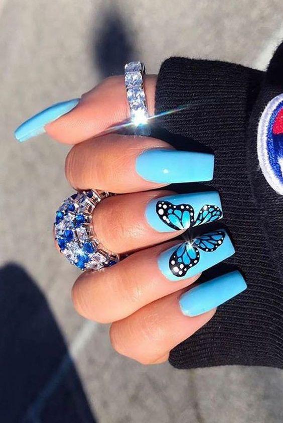 30 Diseños De Uñas Acrílicas A La Moda Que Te Encantarán Belleza 