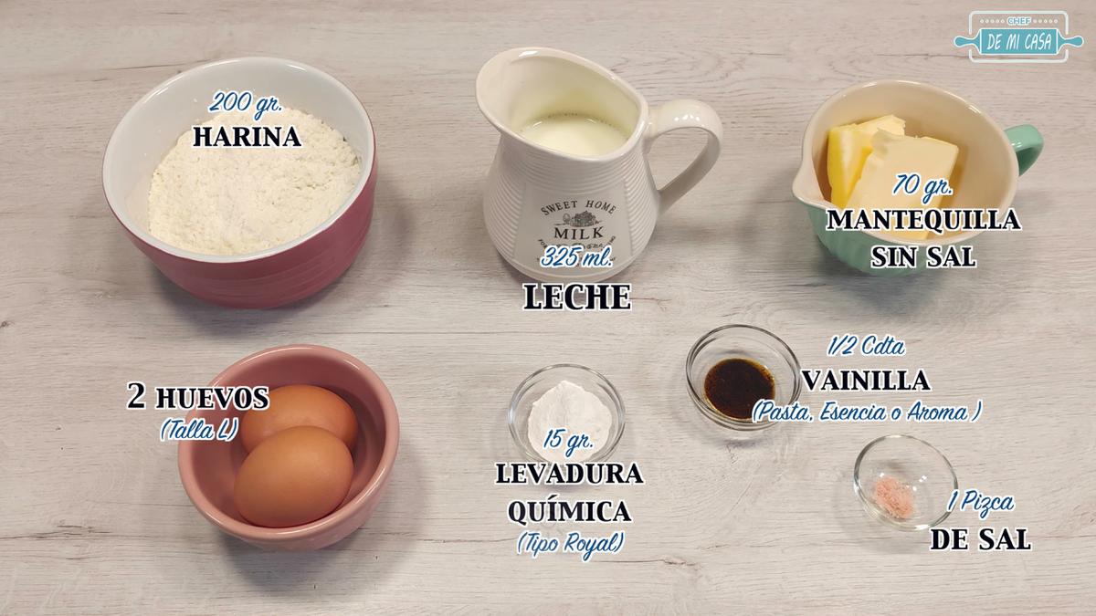 ingredientes mini tortitas americanas