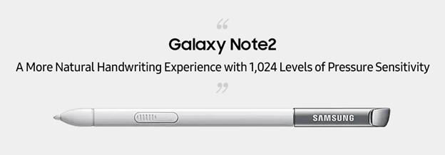 Galaxy Note 2 y S Pen rediseñado