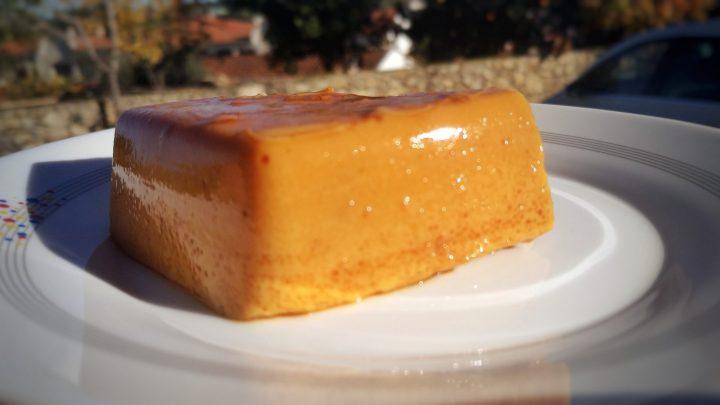 Thermomix flan de turrón blando receta terminada de postre navideño