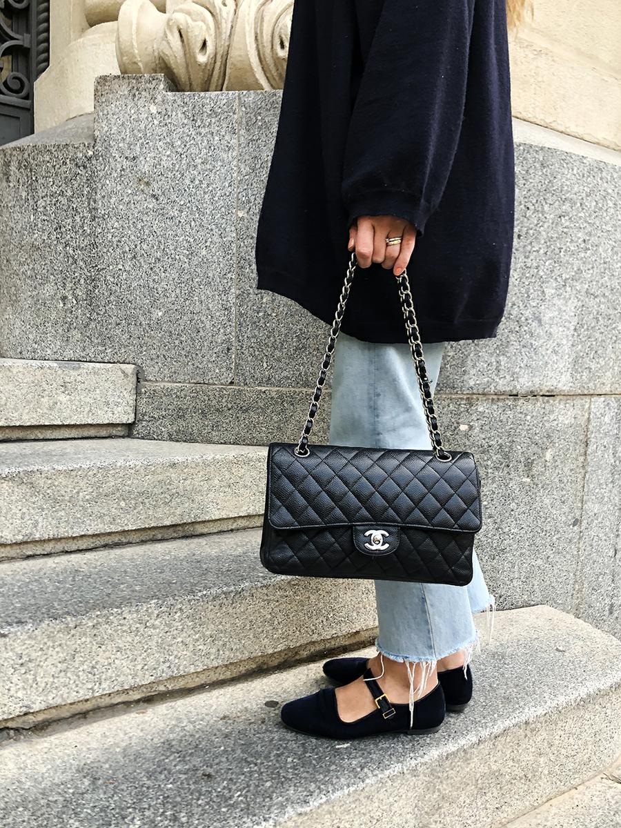 Trini | Loewe sweater Levis jeans