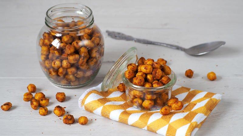 como hacer garbanzos especiados al horno
