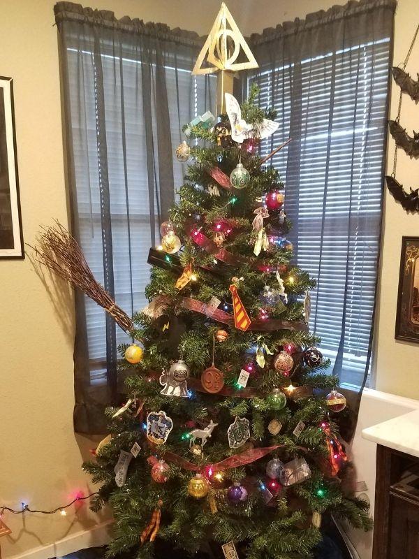 árbol navidad reliquias de la muerte