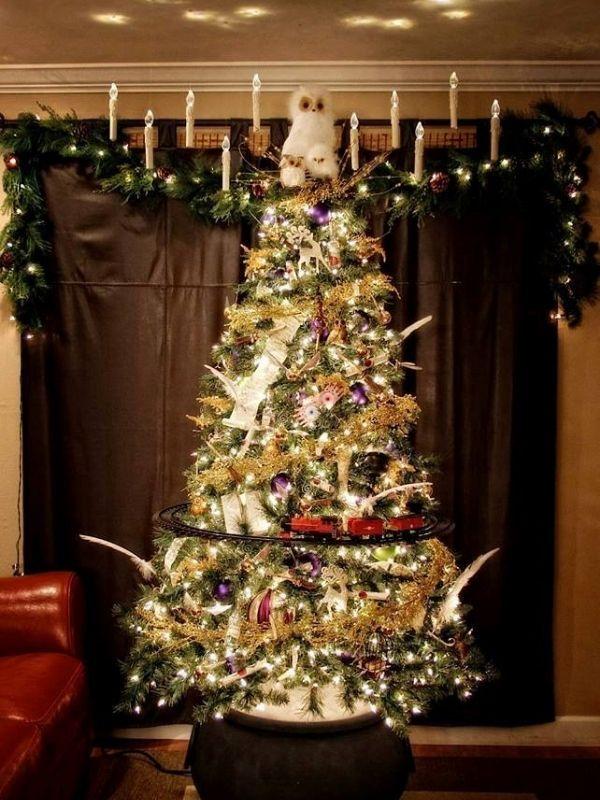 árbol navidad potterhead