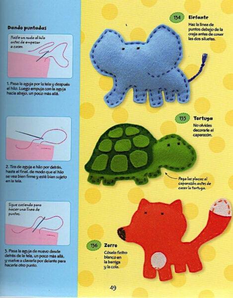 animales de fieltro