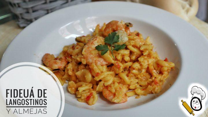 Cómo hacer fideuá con langostinos y almejas con Mambo