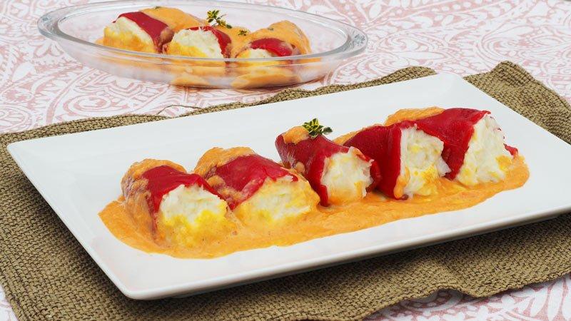 como preparar pimientos del piquillo rellenos de bacalao