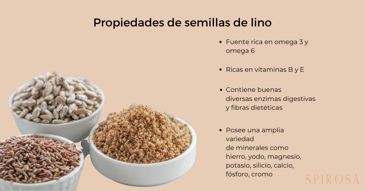 Propiedades semillas de lino