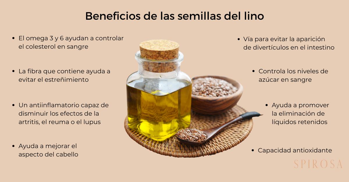 Beneficios de las semillas del lino