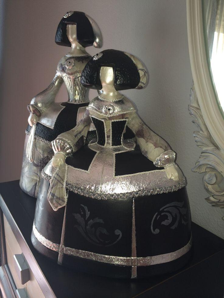 figura de menina mediana decorada 2