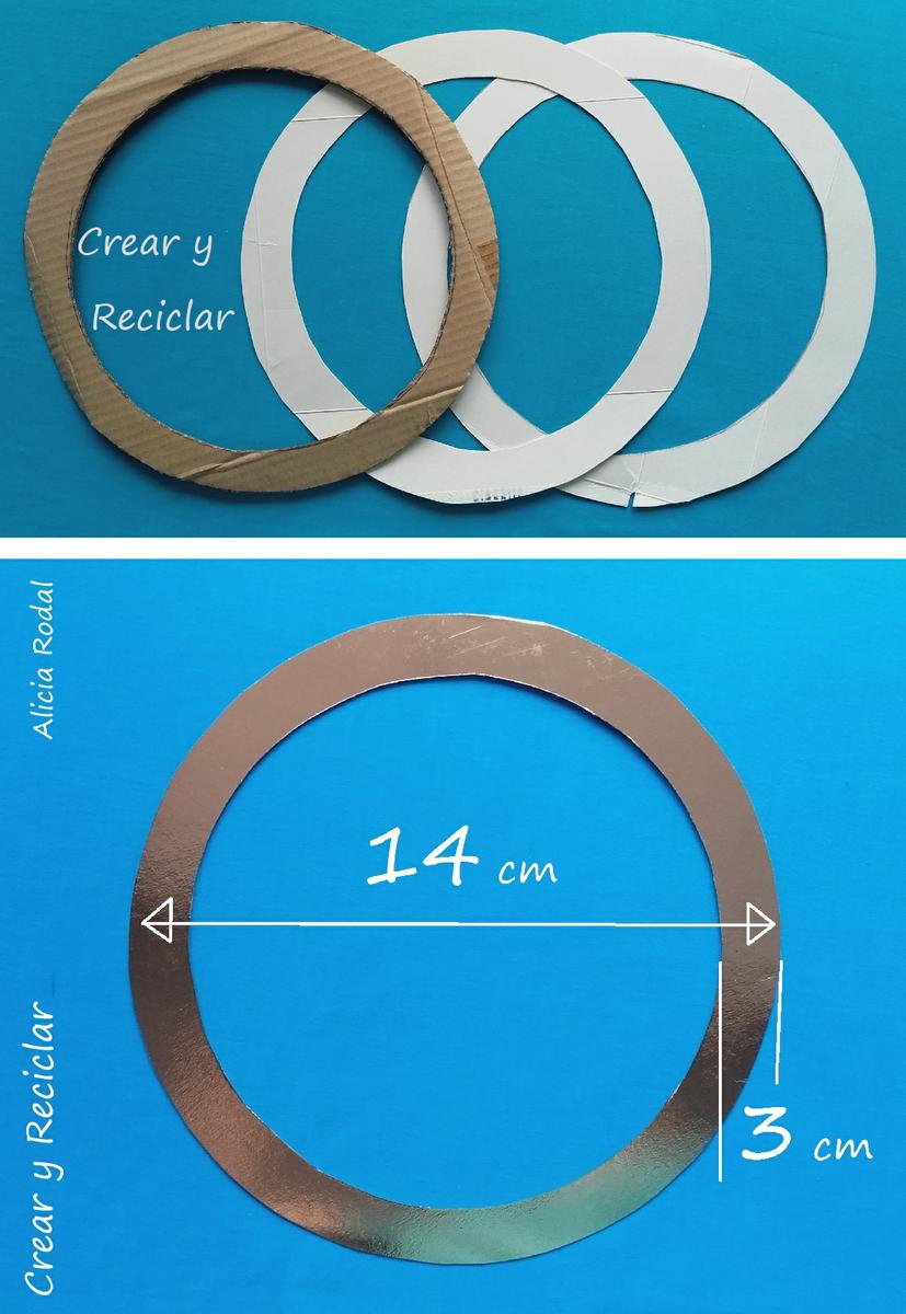 Cómo hacer una corona de Navidad con tubos de cartón del papel higiénico del baño, fácil, rápido y con materiales reciclados DIY