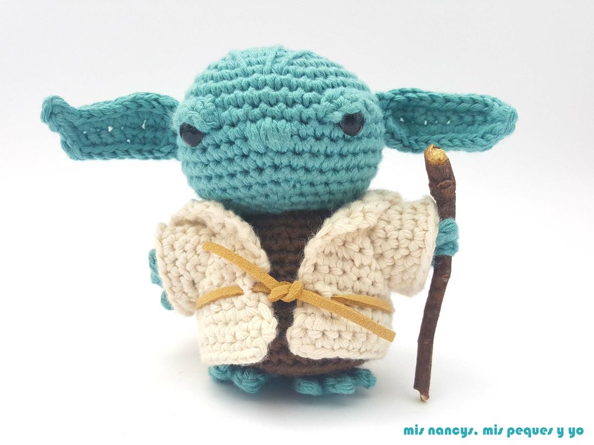 mis nancys, mis peques y yo, Yoda amigurumi Star Wars