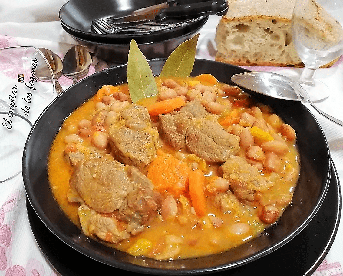 alubias pintas estofadas