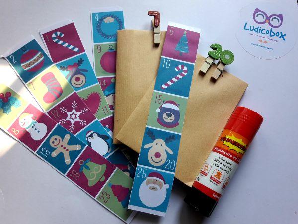 sobres calendarios de adviento 1