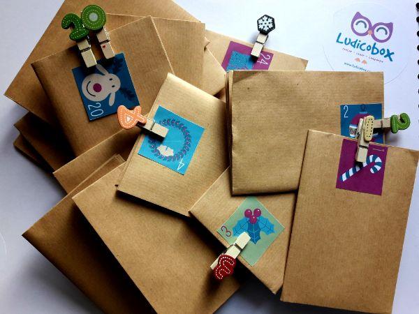 sobres calendarios de adviento 2