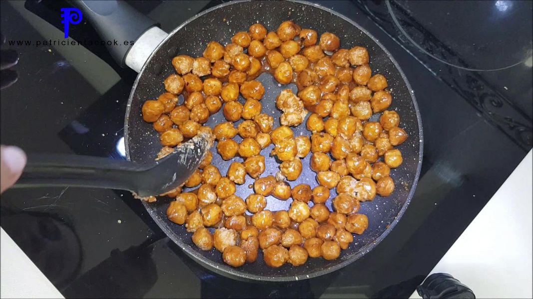 Milhojas de avellana