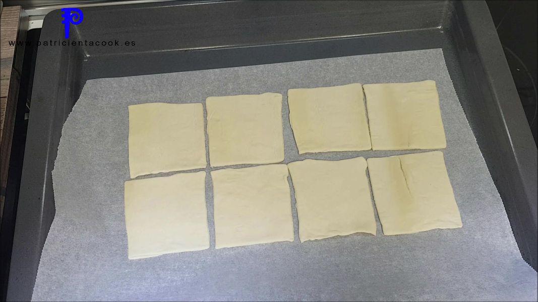 Milhojas de avellana