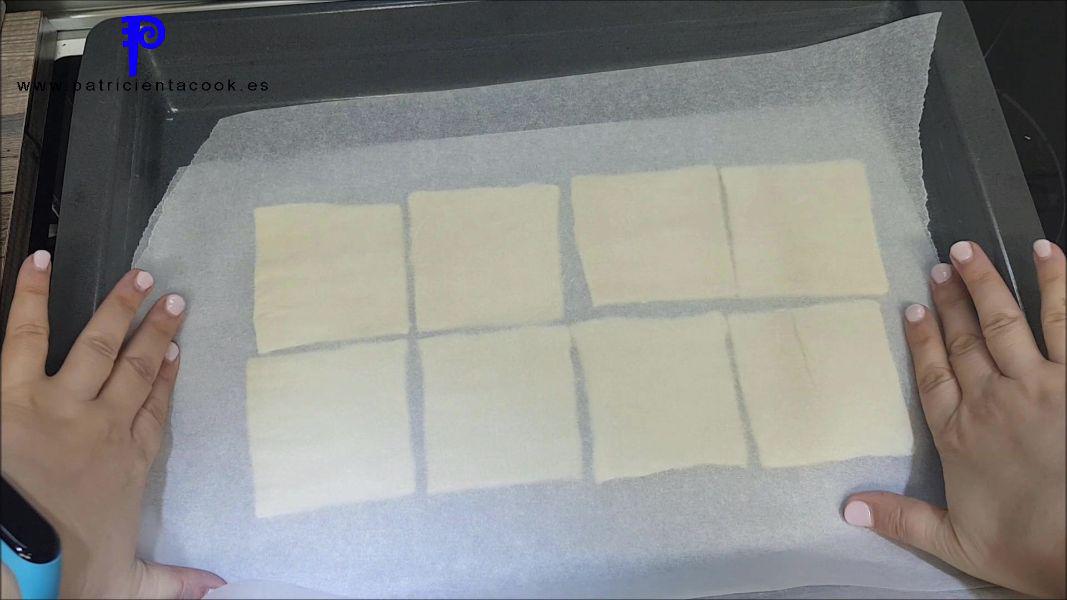 Milhojas de avellana