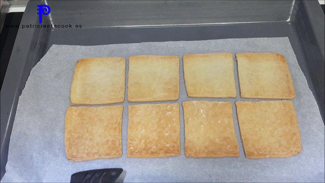 Milhojas de avellana