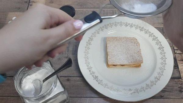 Milhojas de avellana