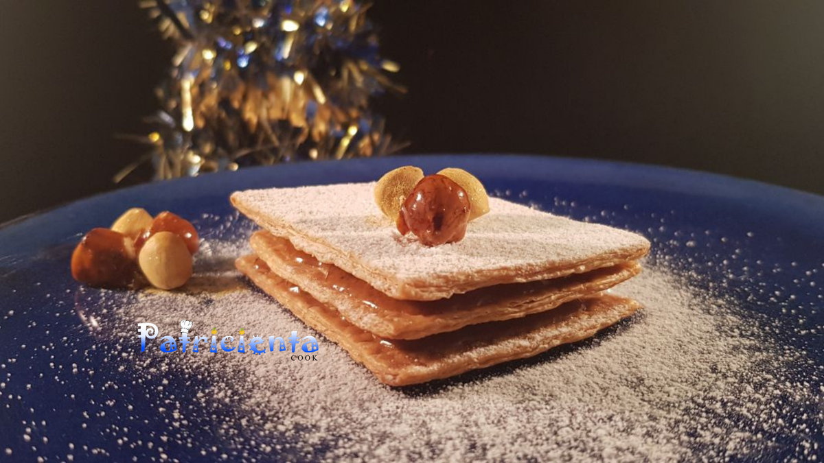 Milhojas de avellana