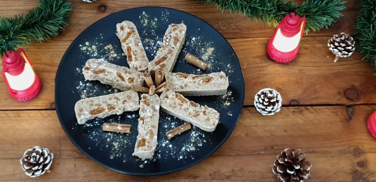 Turrón de galleta espéculos. No solo recetas.