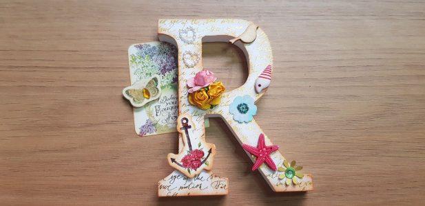 Letras decoradas para adultos