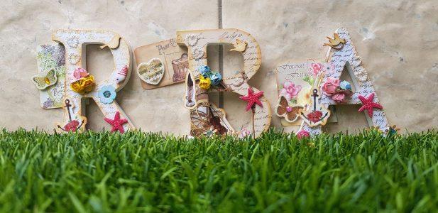 Letras decoradas para dultos