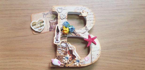 Letras decoradas para adultos