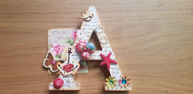 Letras decoradas para adultos