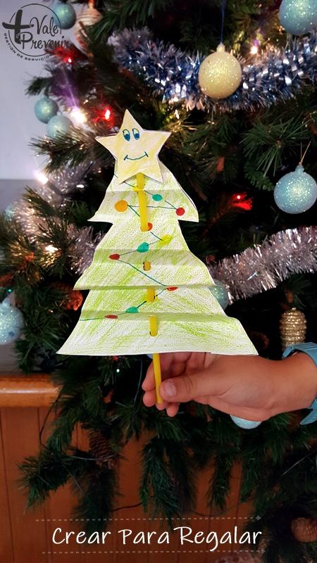 Arbol de navidad papel acordeón