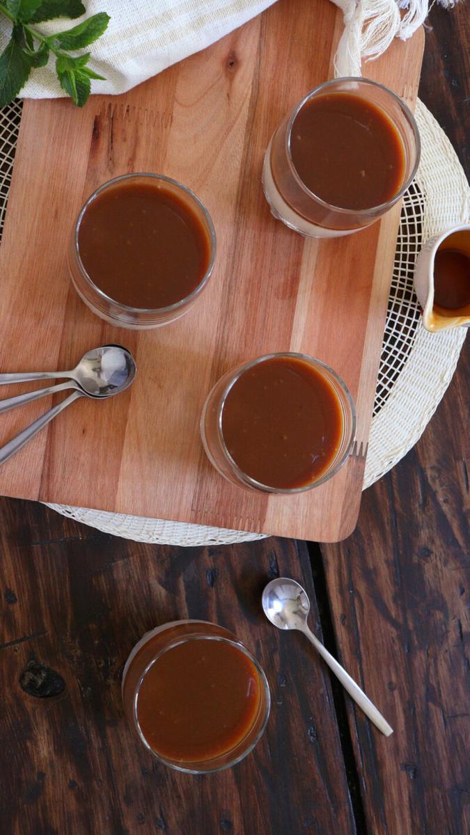 panna cotta panacota vainilla toffee caramelo