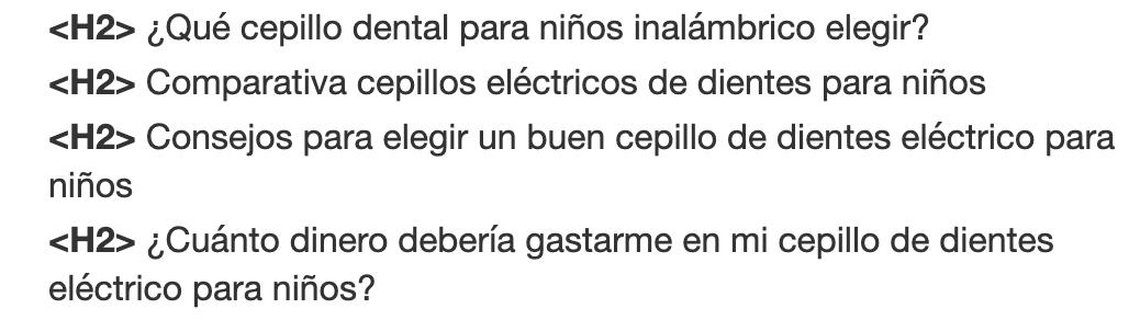 subtitulos palabras clave cola larga