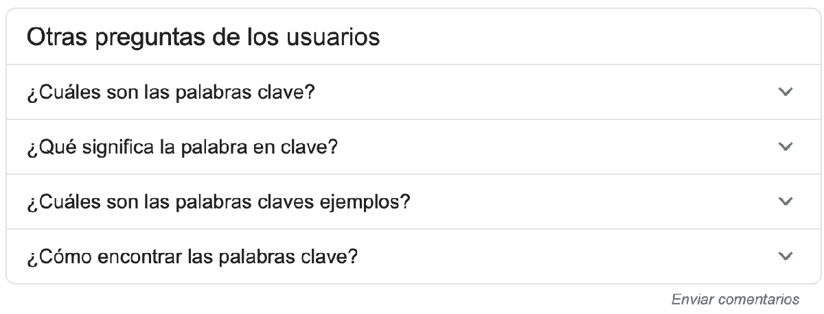 Preguntas de usuarios