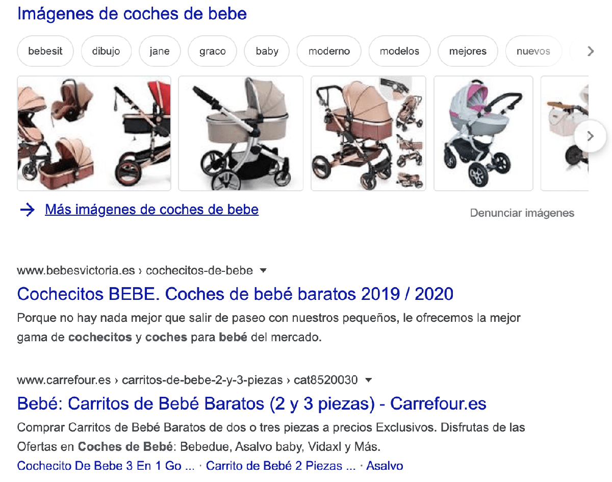 resultados enriquecidos de imágenes