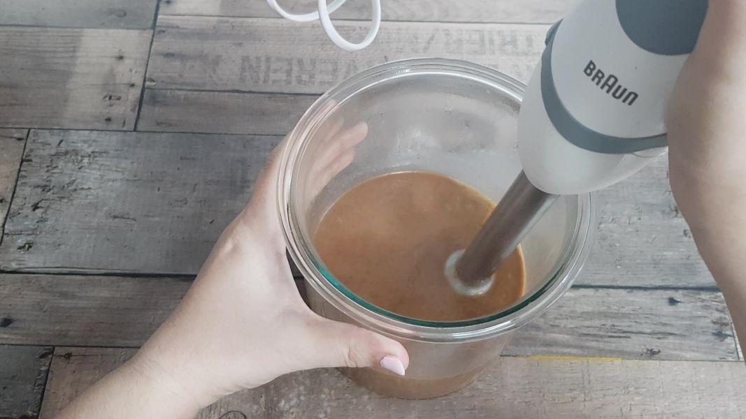 rabo al vino tinto con puré de patatas al curry