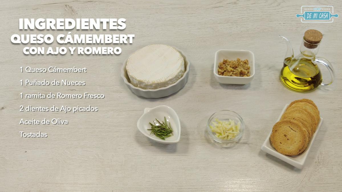 ingredientes tosta de queso camembert