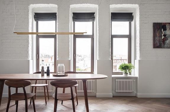 decoralinks | #int2architecture #comedor #mesaovalada #ladrilloblanco