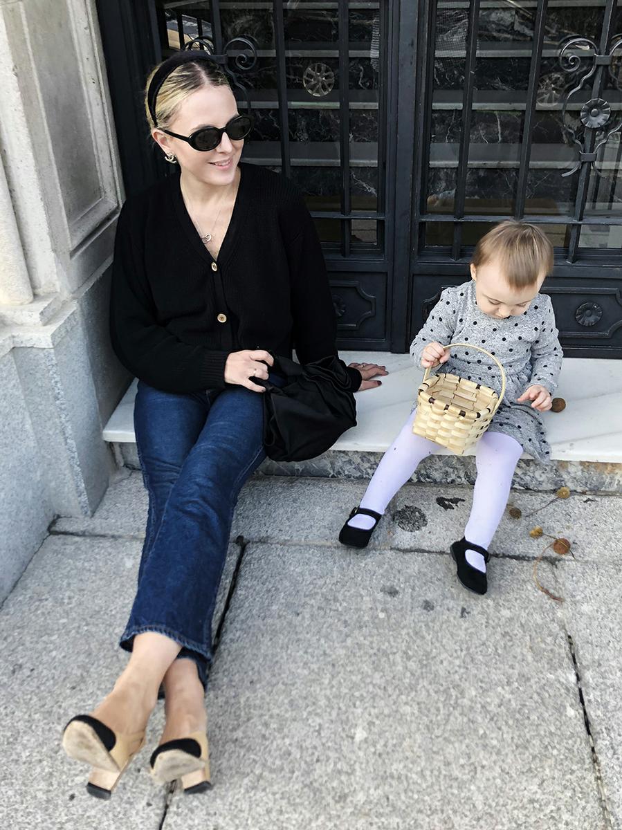 Trini | Khaite jeans Saint and Sofia cardigan