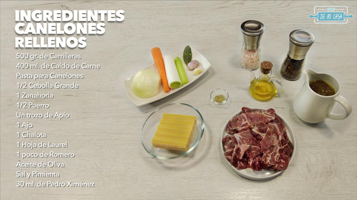 ingredientes canelones