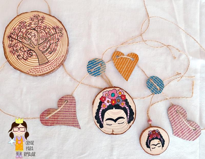 Idea de regalo frida kahlo y el arbol de la vida personalizado