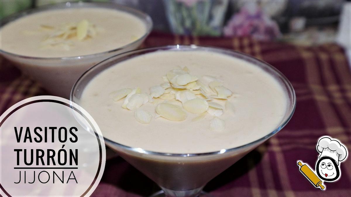 Cómo hacer vasitos de turrón Jijona Thermomix