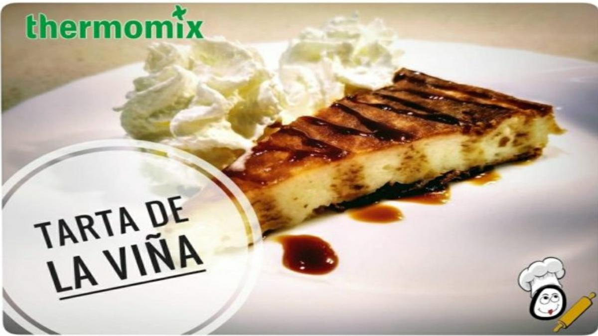 Como hacer la receta fácil de la tarta de la Viña en Thermomix pequeña